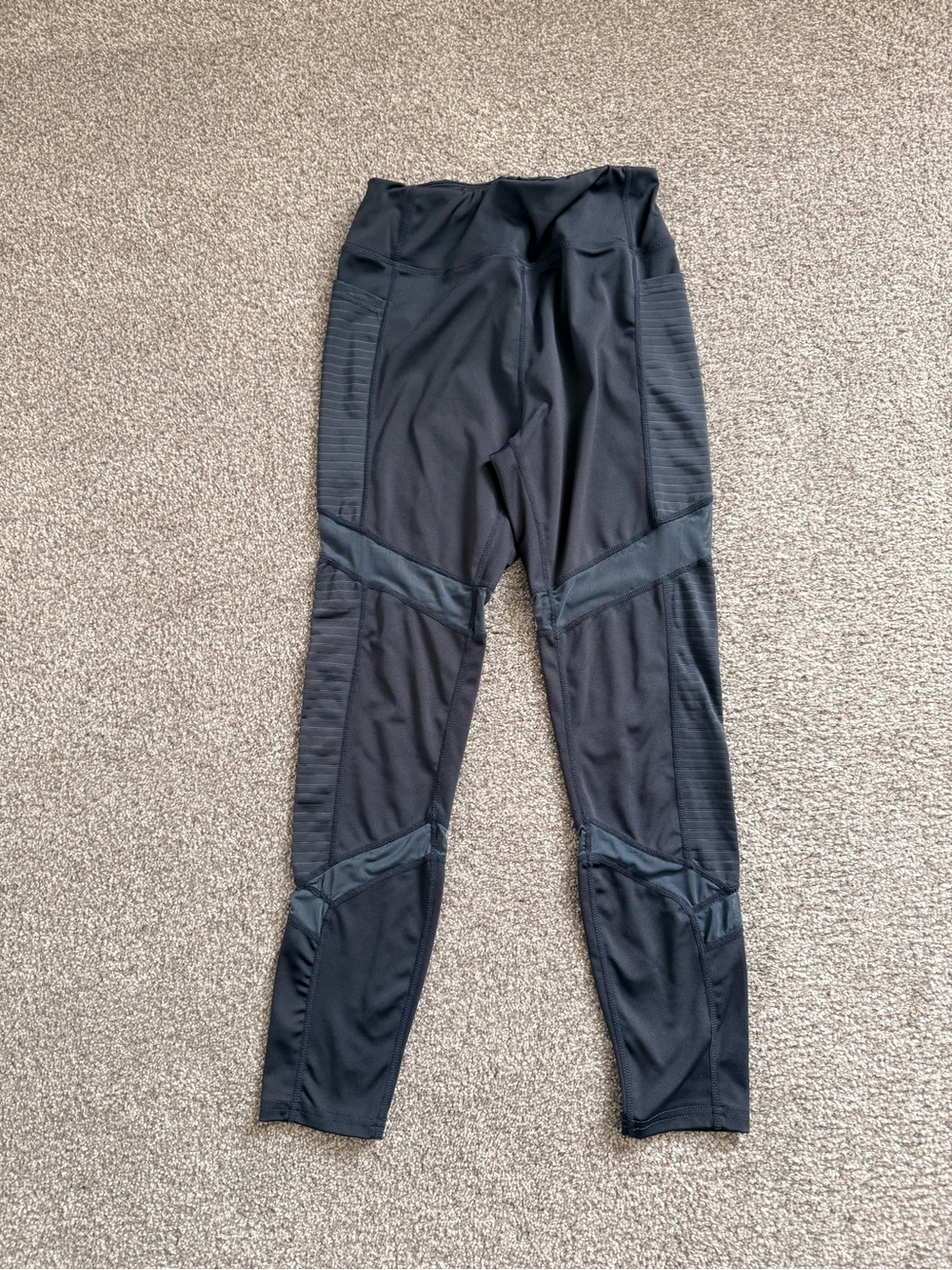 SHEIN 3 for 1 price Grey and Teal Mesh Panel Active Leggings